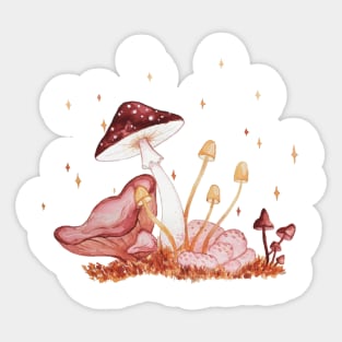 Mushroom magic Sticker